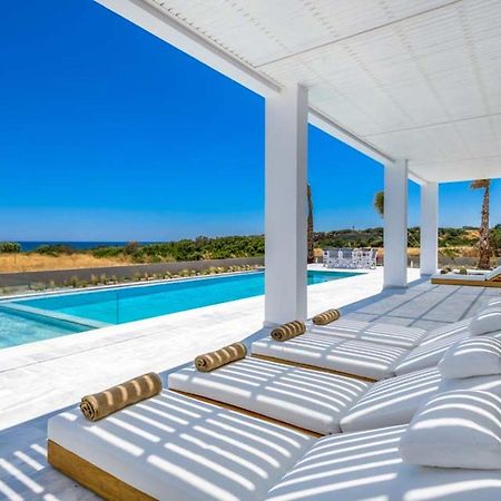 Seashore Beachfront Villa Lachaniá Buitenkant foto