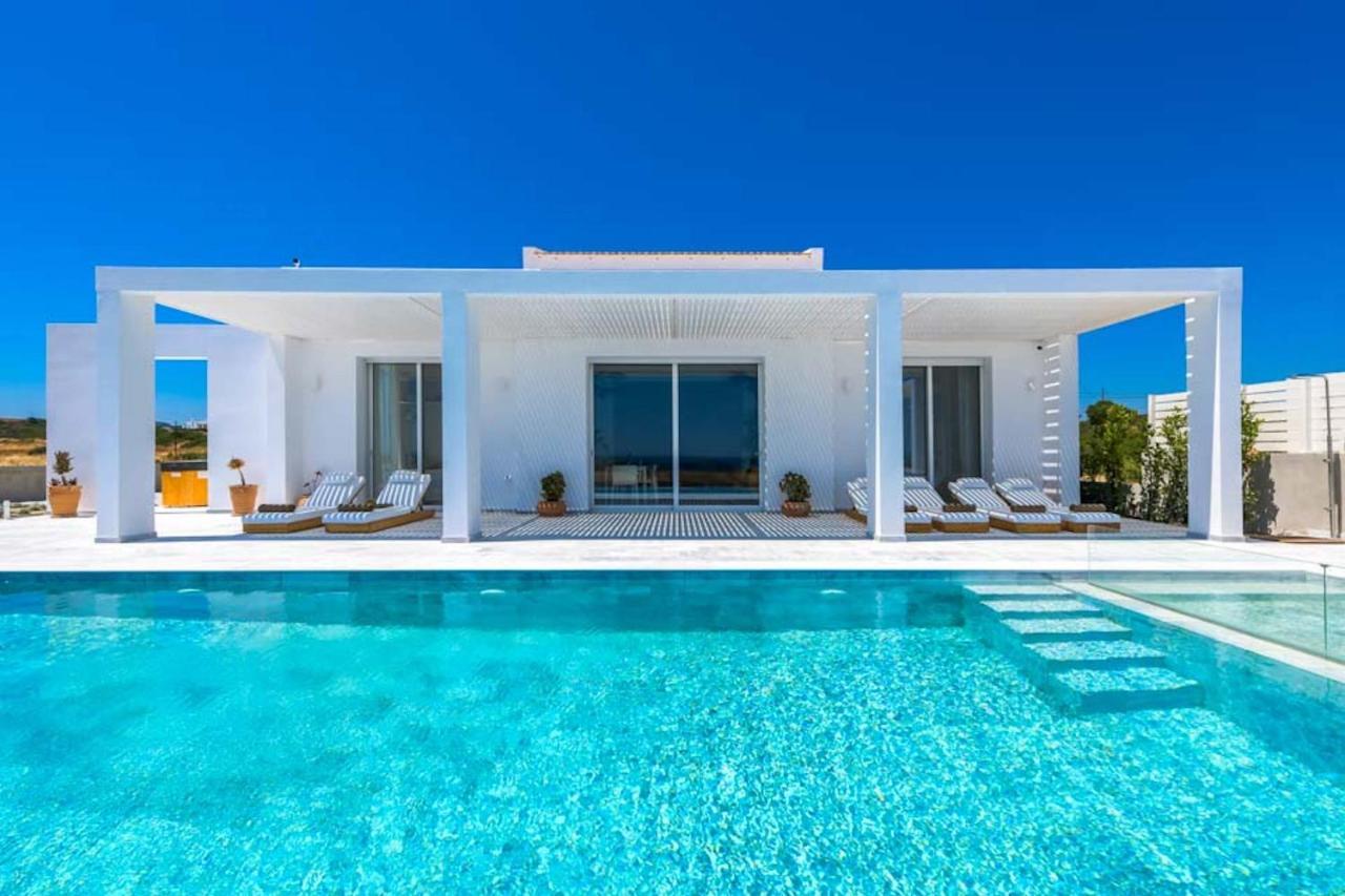 Seashore Beachfront Villa Lachaniá Buitenkant foto